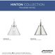 Hinton 1 Light 12 inch Polished Nickel Pendant Ceiling Light