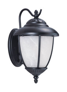 Yorktown 1 Light 16.25 inch Black Outdoor Wall Lantern, with Photocell