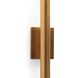 Redford 2 Light 4.25 inch Natural Brass Wall Sconce Wall Light