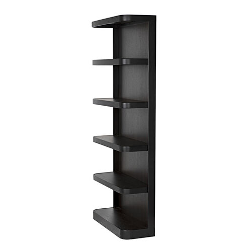 Dido Matte Black Bookcase