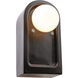 Ambiance Collection 1 Light 4.75 inch Carbon Matte Black Wall Sconce Wall Light