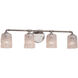 Veneto Luce 4 Light 36 inch Dark Bronze Bath Bar Wall Light in Lace (Veneto Luce), Oval, Incandescent