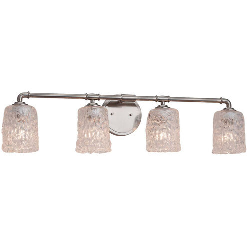 Veneto Luce 4 Light 36 inch Dark Bronze Bath Bar Wall Light in Lace (Veneto Luce), Oval, Incandescent