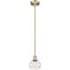 Edison Rochester 1 Light 5.88 inch Antique Brass Stem Hung Mini Pendant Ceiling Light