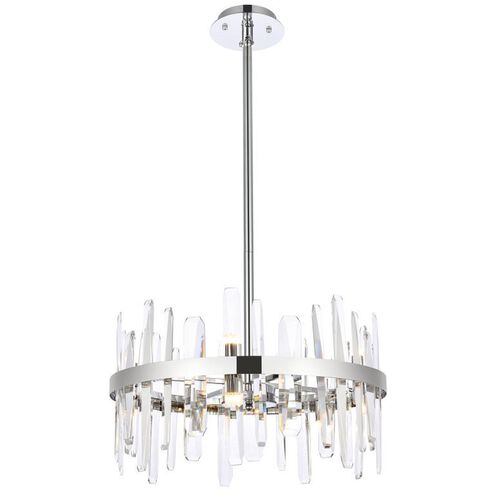 Serena 10 Light 20 inch Chrome Pendant Ceiling Light