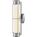 Saylor LED 17 inch Polished Nickel Bath Light Wall Light, Vertical