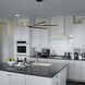 Sirius 39.25 inch Black Pendant Ceiling Light