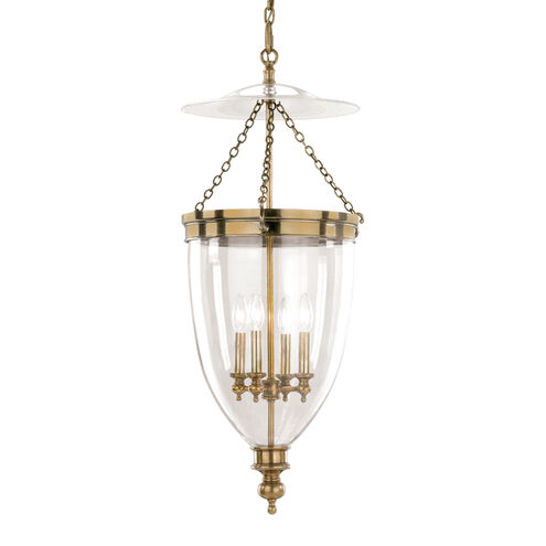 Hanover 4 Light 15.5 inch Aged Brass Pendant Ceiling Light