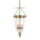 Hanover 4 Light 15.5 inch Aged Brass Pendant Ceiling Light