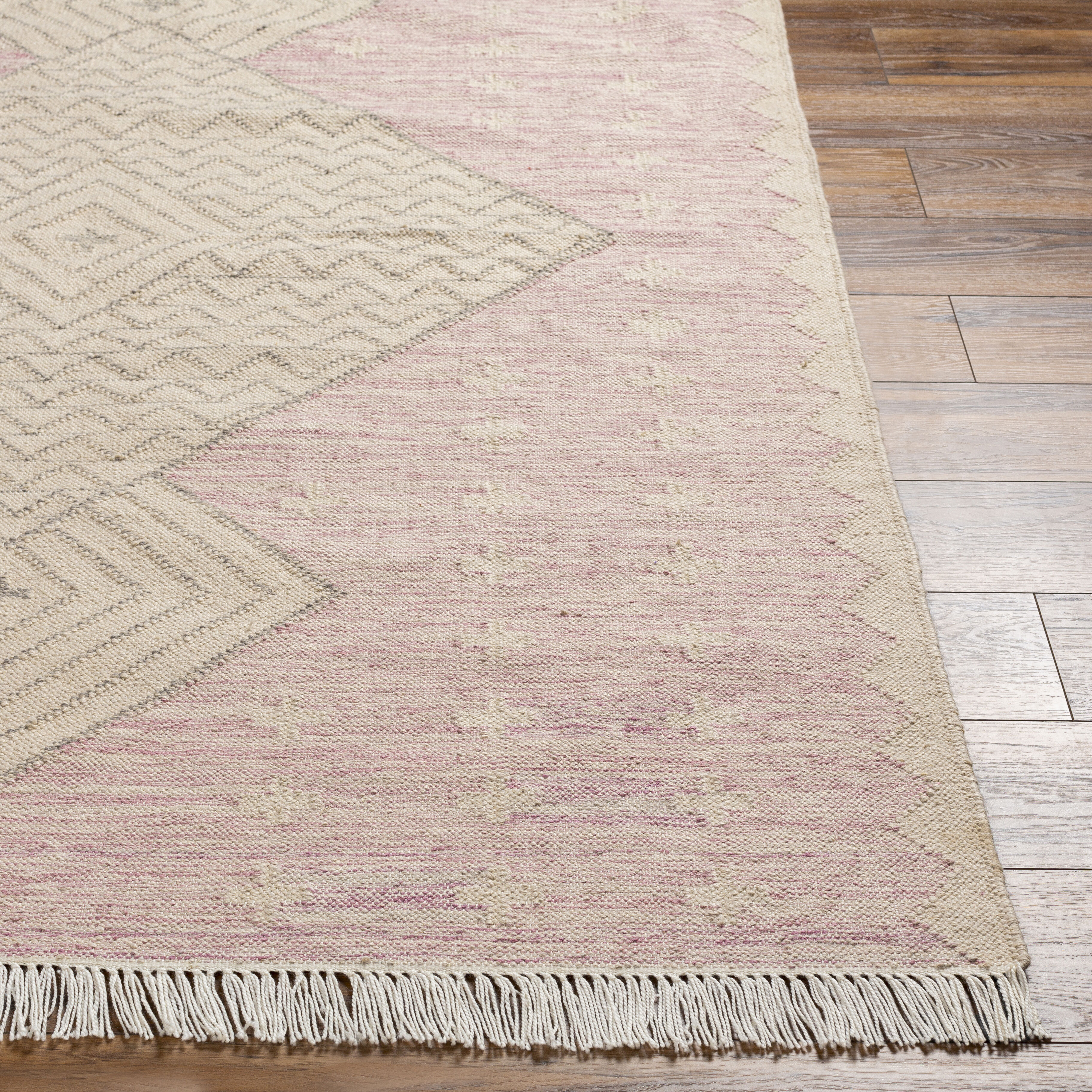 Bursa 120 X 96 inch Dusty Pink Rug, Rectangle