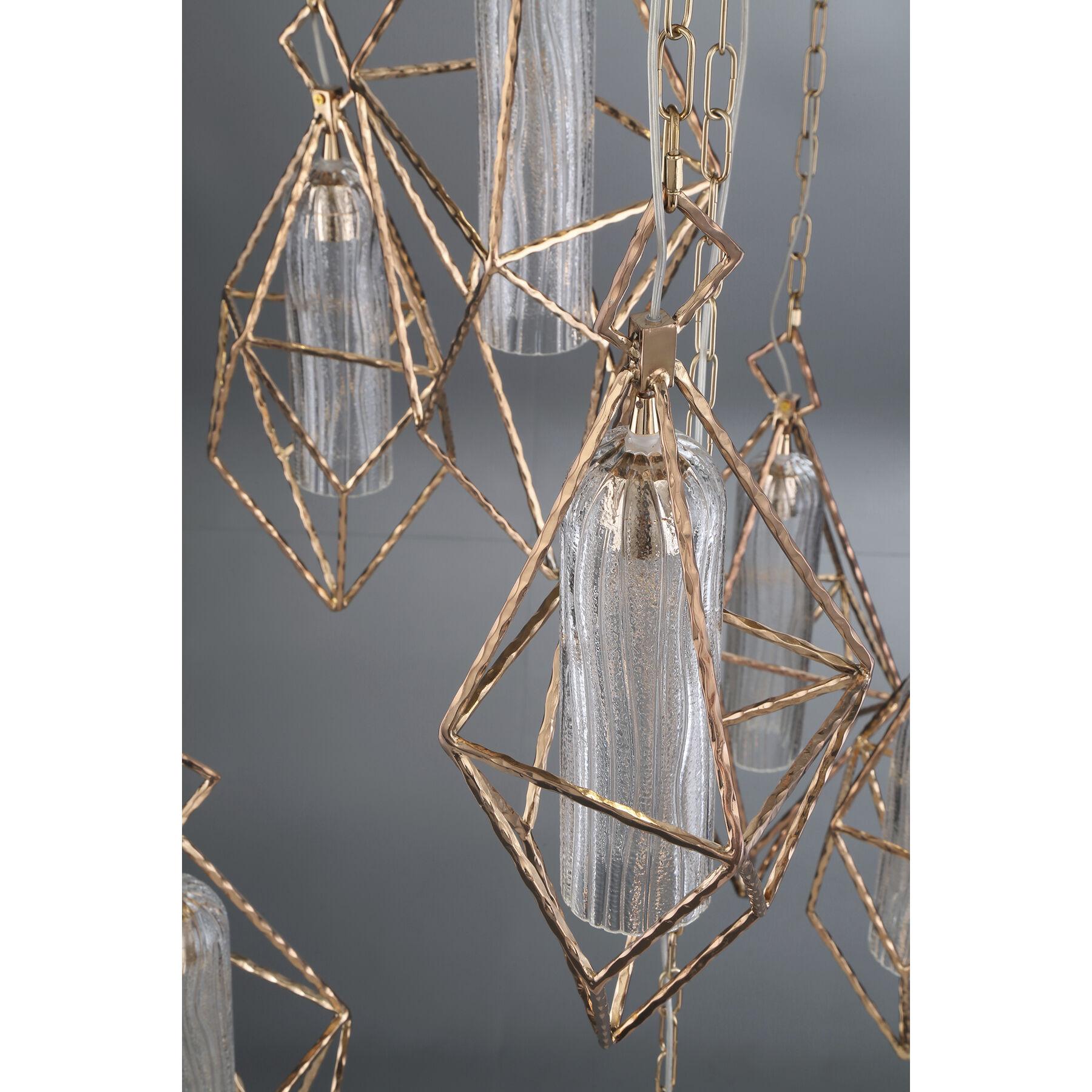 Verdino LED 10 inch Rose Gold Pendant Ceiling Light, Large