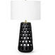Kelvin 27.5 inch 150.00 watt Black Table Lamp Portable Light