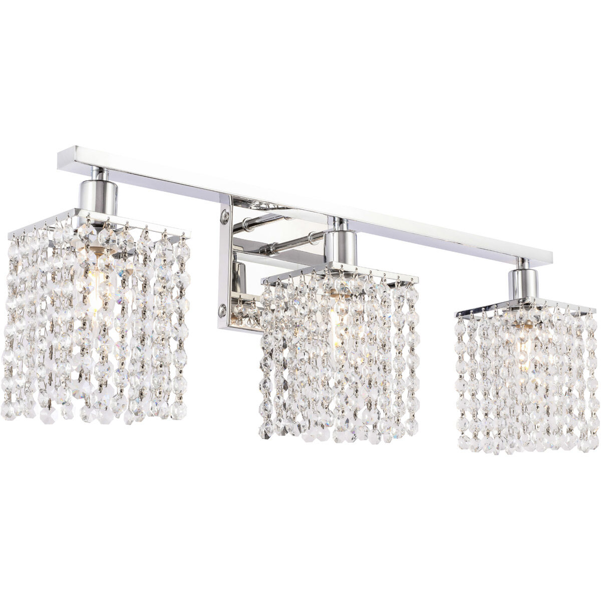 Phineas 3 Light 24 inch Chrome Wall sconce Wall Light