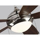 Discus Classic 52 52 inch Brushed Steel with Silver Blades Ceiling Fan