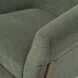 Melrose Harvest Oak with Green Accent Chair