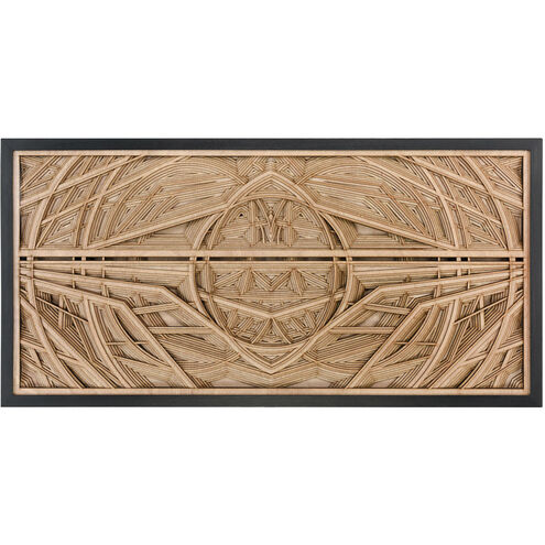 Clifford Natural with Clear and Black Dimensional Wall Art