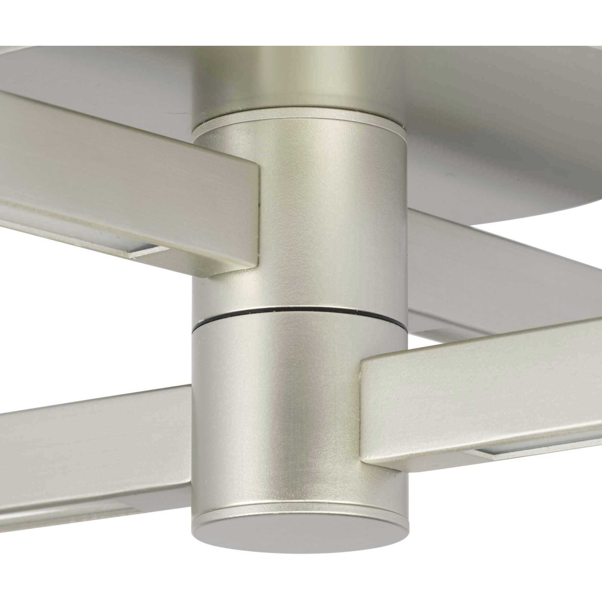 Pivot LED LED 25 inch Burnished Nickel Semi-Flush Mount Ceiling Light