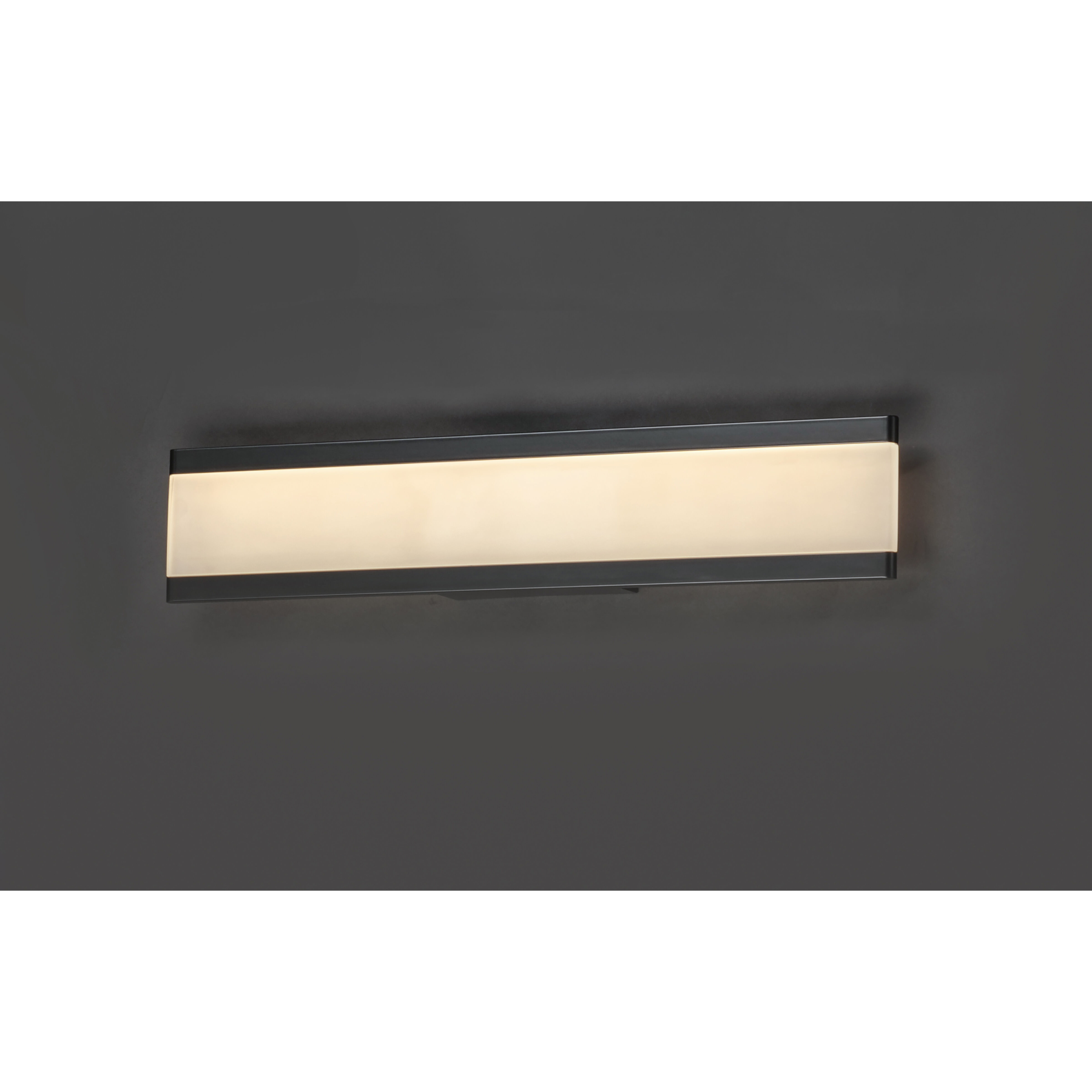 Visor LED 30 inch Black Vanity Light Wall Light