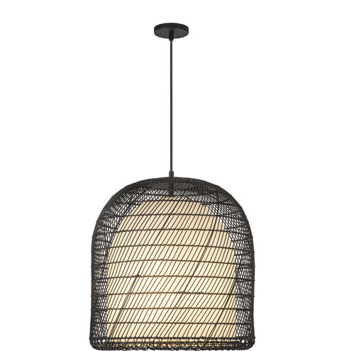 Alora Mood Bondi 1 Light 20.13 inch Matte Black Pendant Ceiling Light