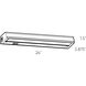 ProLed LED 24 inch White Linear Ceiling Light, Under Cabinet Light