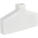 Drue 16.25 X 10.25 inch Vase in Matte White