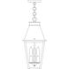 Croydon 3 Light 8 inch Mission Brown Pendant Ceiling Light in Clear