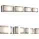 Bric 4 Light 21.25 inch Chrome Wall Sconce Wall Light
