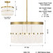 Coronelle 3 Light 16 inch Legacy Brass Convertible Semi-Flush Ceiling Light