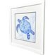 Indigo Ocean Blue Framed Art, Propac