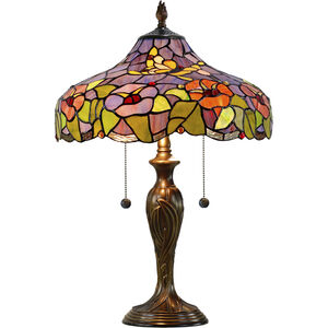 Toscany Garden 23 inch 75.00 watt Antique Bronze Table Lamp Portable Light