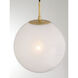 Mist 1 Light 11.75 inch Legacy Brass Pendant Ceiling Light