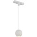 Faria 48V DC White Trilo Track Pendant Ceiling Light