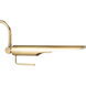 Raven 25.25 inch 25.00 watt Natural Brass Task Lamp Portable Light