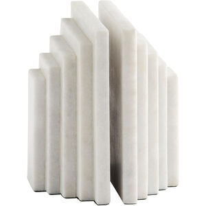 Epilogue 7 X 3 inch White Bookends