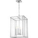 AH by Alexa Hampton Erro 4 Light Polished Nickel Pendant Ceiling Light
