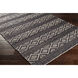 Santa Barbara 108 X 72 inch Black Rug in 6 X 9, Rectangle