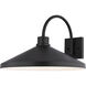 Highland Park 1 Light 11.75 inch Matte Black and White Outdoor Wall