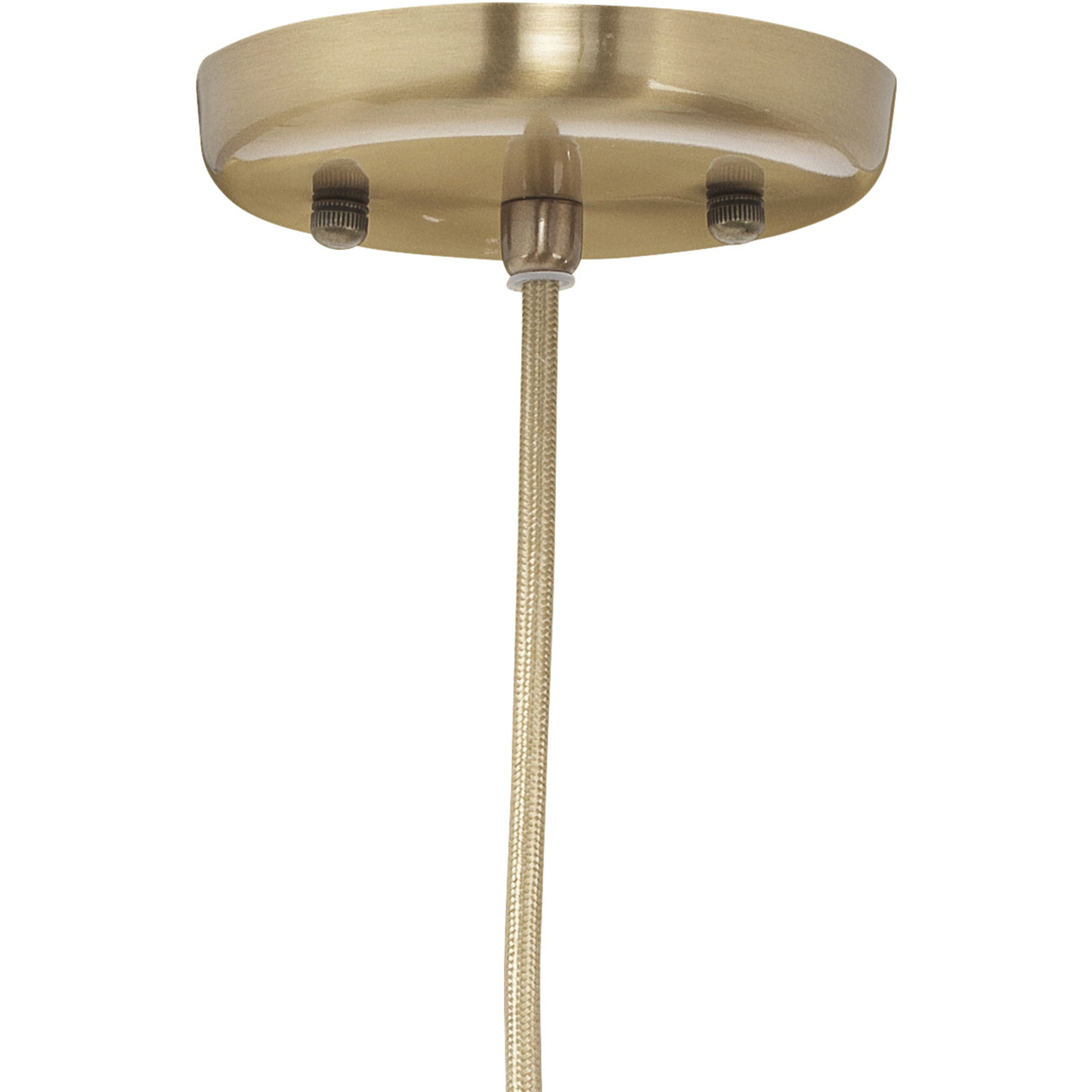 Isabella Carafe 1 Light 7 inch Clear with Brass Pendant Ceiling Light