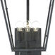Dumont 3 Light 32.25 inch Graphite Outdoor Sconce