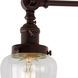 Soho 35 inch 100 watt Oil Rubbed Bronze Swing Arm Wall Sconce Wall Light