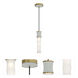 Kane 1 Light 5 inch Celadon with Modern Brass Pendant Ceiling Light