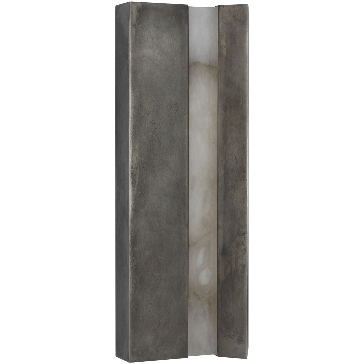 Anne-Marie Barton Austera Sconce Wall Light in Mottled Pewter