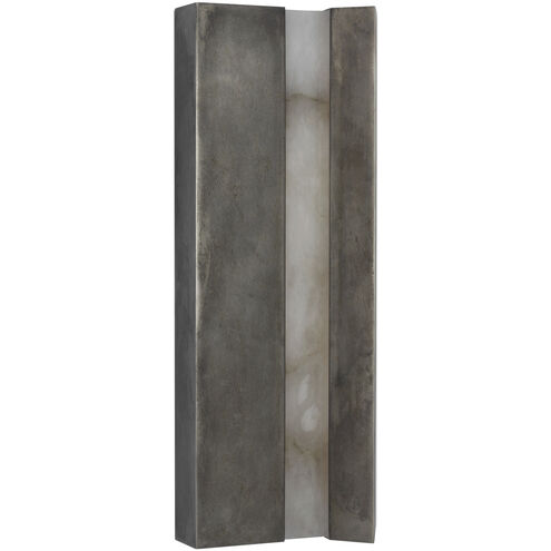 Anne-Marie Barton Austera Sconce Wall Light in Mottled Pewter