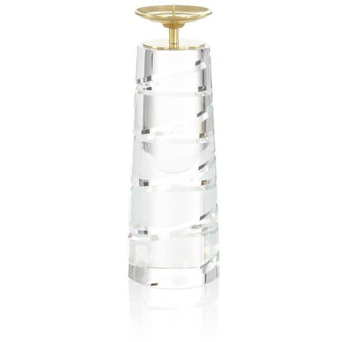 Crystal Spire II 14.25 X 5 inch Candleholder