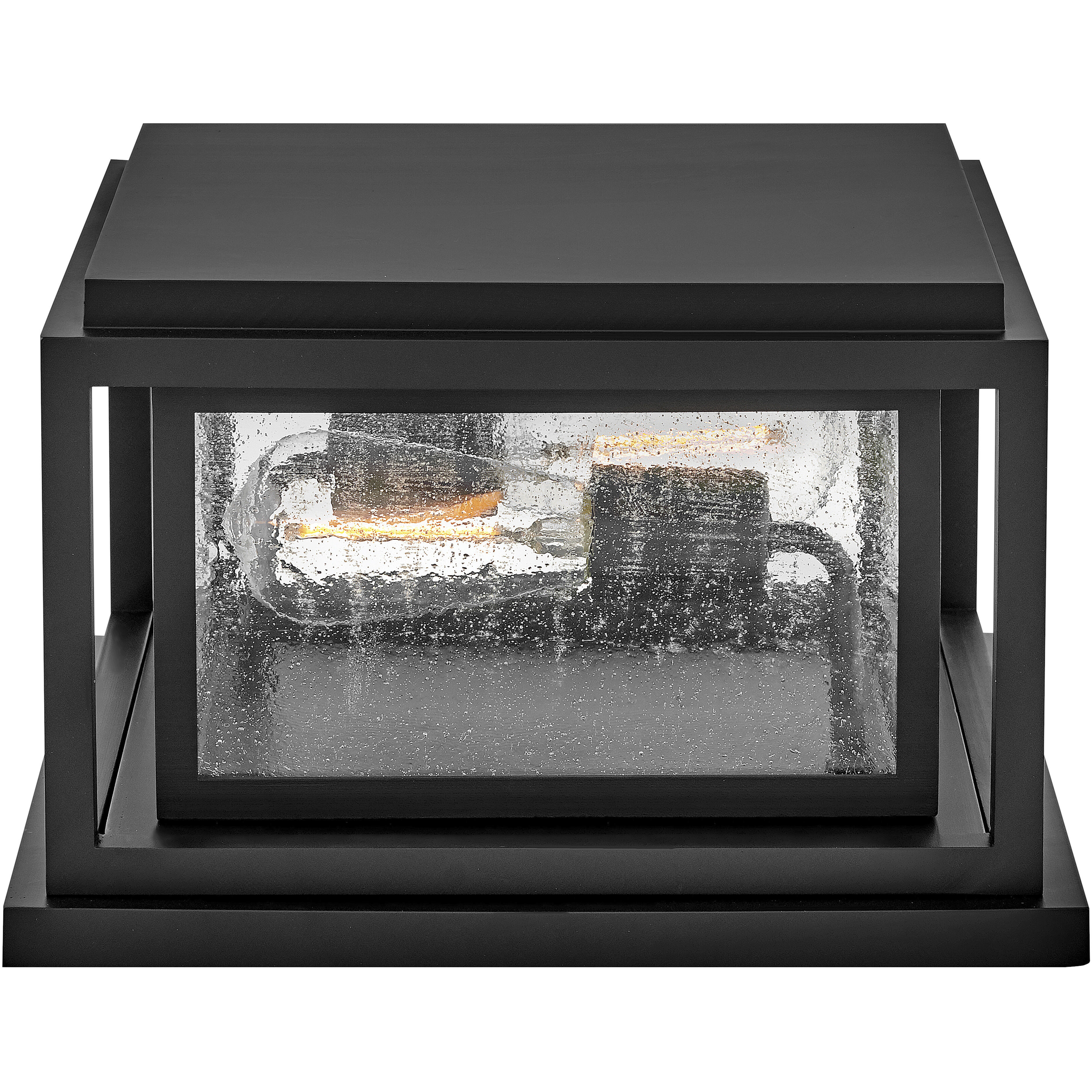 Coastal Elements Republic 2 Light 12 inch Black Outdoor Pier Mount, Estate Series