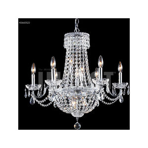 Imperial 12 Light 25 inch Silver Crystal Chandelier Ceiling Light, Impact