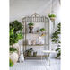 Anita Distressed White Plant Stand