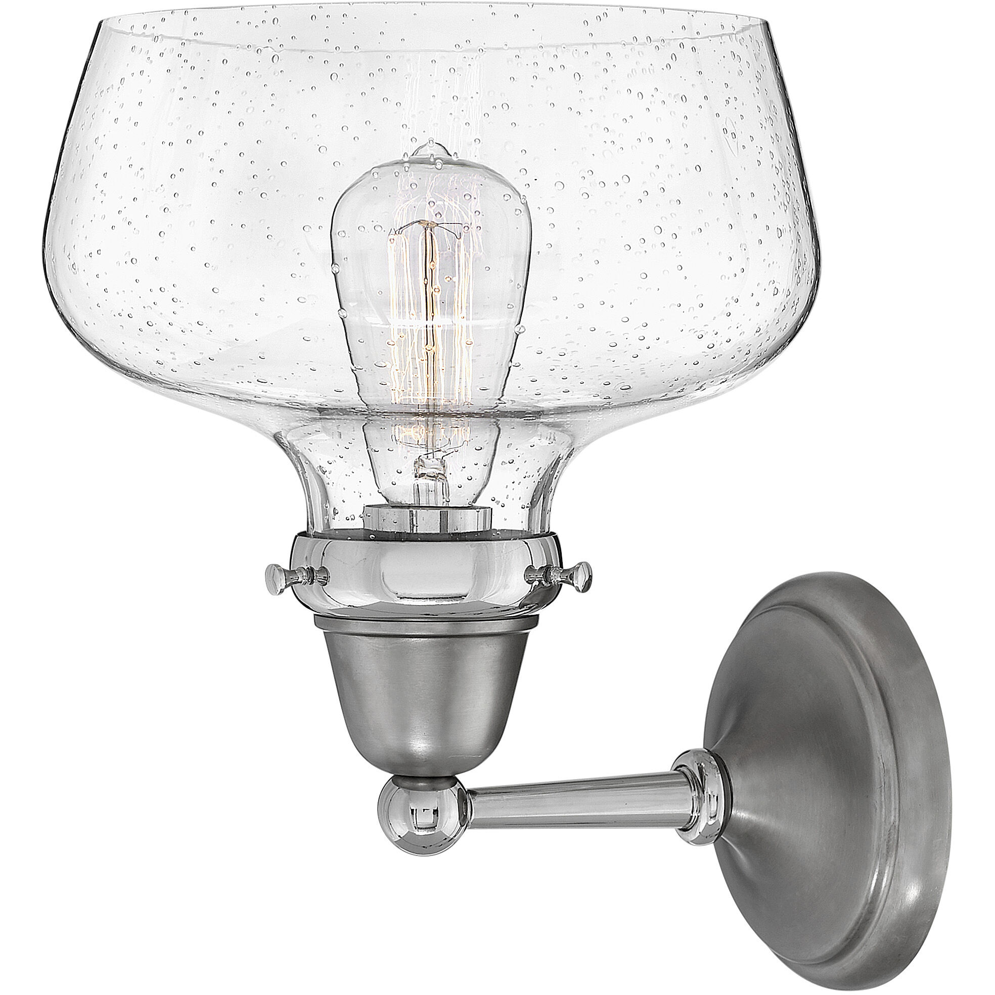 Academy 1 Light 10 inch English Nickel with Polished Nickel Indoor Wall Sconce Wall Light