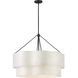 Gwen 8 Light 32 inch Black Chandelier Ceiling Light