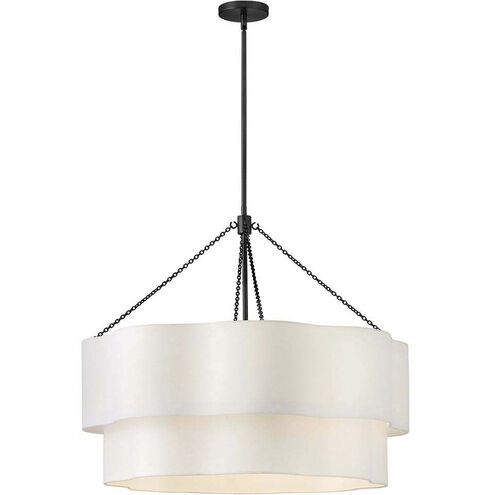 Gwen 8 Light 32 inch Black Chandelier Ceiling Light